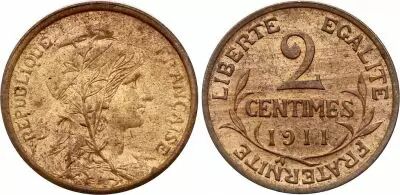 France 2 Centimes Dupuis - 1911