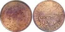 France 2 centimes Dupuis - Troisi&egrave;me R&eacute;publique - 1901