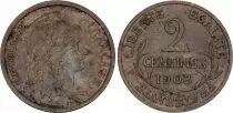 France 2 centimes Dupuis - Troisi&egrave;me R&eacute;publique - 1908