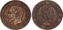 France 2 Centimes Napoleon III - Nude Head - 1853 A Paris