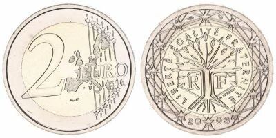 France 2 Euro 2003 ? Proof (BE) ? From Official Set