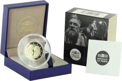 France 2 Euros Auguste Rodin - 2017 - Proof with certificate