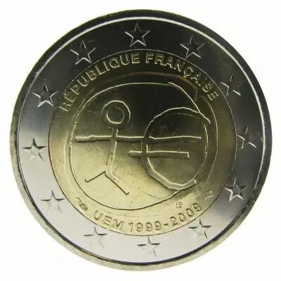 France 2 Euros Comm�mo. FRANCE 2009 - 10 ans EMU