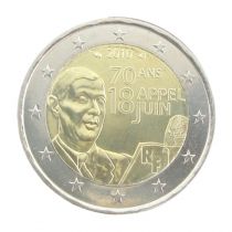 France 2 Euros Commémo. FRANCE 2010 - Appel du 18 Juin 1940