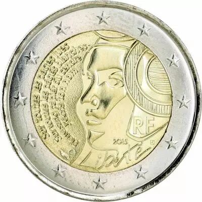 France 2 Euros Comm�mo. FRANCE 2015 - F�te de la F�d�ration
