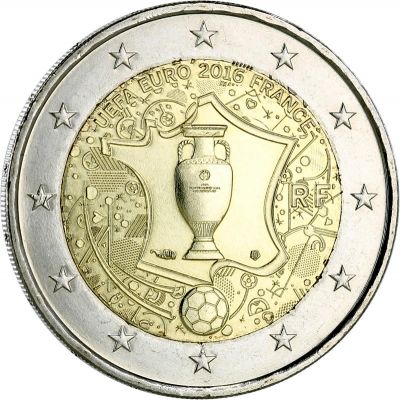France 2 Euros Commmo. FRANCE 2016 - UEFA  EURO 2016