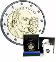 France 2 Euros Commémo. FRANCE 2016 BE - François Mitterrand