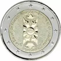 France 2 Euros Comm&eacute;mo. UNC France 2018 - Armistice et Bleuet