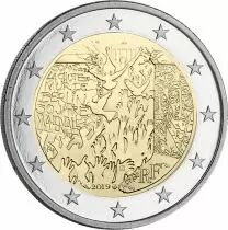 France 2 Euros Commémo. UNC France 2019 - Chute du Mur de Berlin