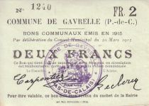 France 2 F Gavrelle - 20/03/1915