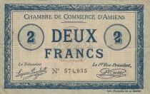 France 2 Francs - Chamber of Commerce - Amiens - 1915