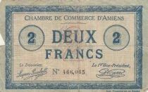France 2 Francs - Chambre de Commerce - Amiens - 1915