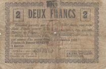 France 2 Francs - Chambre de Commerce - Amiens - 1920
