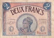 France 2 Francs - Chambre de commerce - Paris - 10-03-1920 - Série S.A2