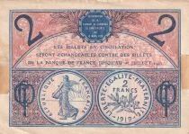 France 2 Francs - Chambre de commerce - Paris - 10-03-1920 - Série S.A5