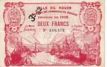 France 2 Francs - Chambre de commerce - Rouen - 1916