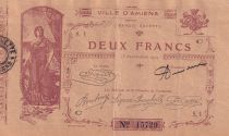 France 2 Francs - Chambre de Commerce d\'Amiens - 1914 - Serial S.1 - P.7-3
