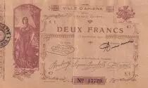 France 2 Francs - Chambre de Commerce d\'Amiens - 1914 - Serial S.1 - P.7-3