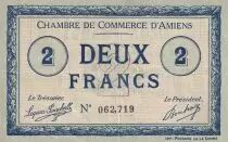 France 2 Francs - Chambre de Commerce d\'Amiens - 1914 - Serial S.1 - P.7-3