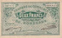 France 2 Francs - Chambre de Commerce de Bordeaux - 1914 - S&eacute;rie C