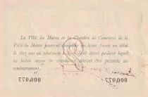 France 2 Francs - Chambre de commerce du Havre - 1915 - Numéro 000 077