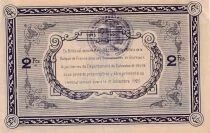 France 2 Francs - Chambres de Commerce de Caen et de Honfleur - 1915-1920 S&eacute;rie 0.01 N&deg; 063,918