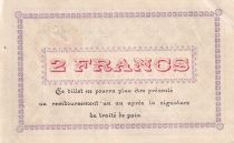 France 2 Francs - Cornimont - 1915 - Serial A - P.88-17