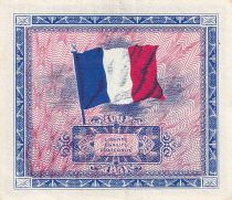 France 2 Francs - Drapeau - 1944 - Sans Série  - SUP+  - VF.16.01