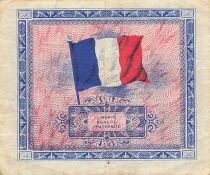 France 2 Francs - Drapeau - 1944 - S&eacute;rie 2