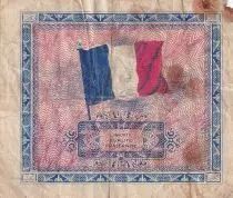 France 2 Francs - Flag - 1944 - Serial 2 - P.114