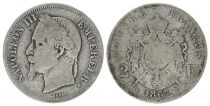 France 2 Francs - Napoleon III - Mixted years 1866-1870