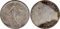 France 2 Francs - Semeuse - 1899 - Argent