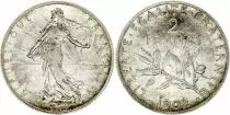 France 2 Francs - Semeuse - 1902 - Silver