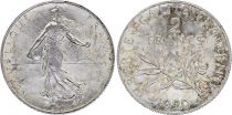 France 2 Francs - Semeuse - 1920 - Silver