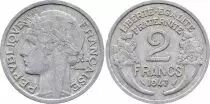 France 2 Francs - Type Morlon - France 1947 (UN)