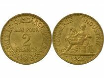 France 2 Francs, Chambres de Commerce - 1924 Paris