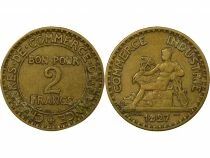 France 2 Francs, Chambres de Commerce - 1927 Paris