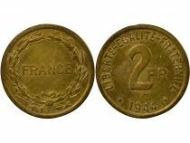 France 2 Francs, France Libre - 1944 Philadelphie