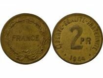 France 2 Francs, France Libre - 1944 Philadelphie