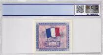 France 2 Francs Allied Military Currency - Falg - 1944 Serial 2 PCGS 65 OPQ