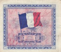 France 2 Francs Allied Military Currency (Flag) - 1944 - Serial 2 - VF