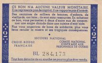 France 2 Francs Bon de solidarité - Pétain - 1941-1942 - VF - Serial BL