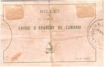 France 2 Francs Cambrai Caisse d´Epargne