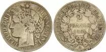France 2 Francs C&eacute;r&egrave;s  - 1894 A Paris  Argent