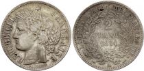 France 2 Francs Ceres - 1894 A Paris  Silver