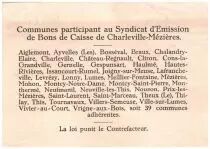 France 2 Francs Charleville-Mézières Cities - Charleville-Mézières - 1916