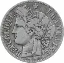 France 2 Francs France C&eacute;r&egrave;s - III &egrave;me R&eacute;publique - 1887 A Paris
