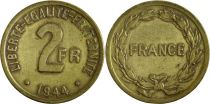 France 2 Francs France Libre - Philadelphia 1944