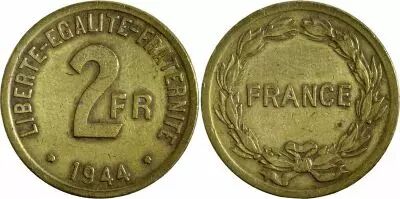 France 2 Francs France Libre - Philadelphie 1944