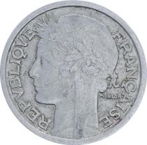 France 2 Francs Laureate head - 1945 C Castelsarrasin